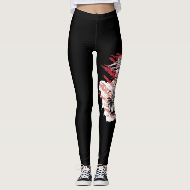 Toter Pelikan Leggings (Vorderseite)