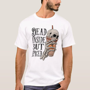 Totes, aber scharfes Halloween-Skelett T-Shirt