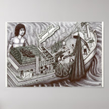 Totes Augposter, Vannak über dem Boot