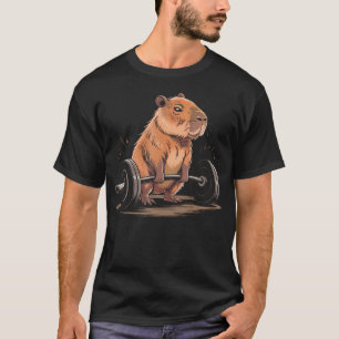 Totes Capybara Fitnessstudio Gewichtheben Lustig F T-Shirt