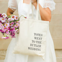 Totes est allé au Mariage | Sac fourre-tout de la 
