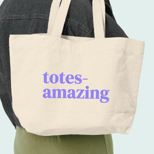 Totes Extraordinaire Lilac Citation Sac fourre-tou