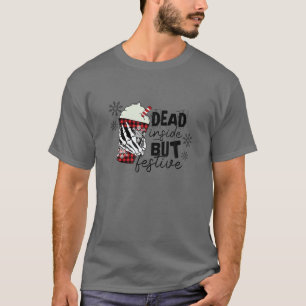 Totes Inneres, aber festliches Weihnachten T-Shirt