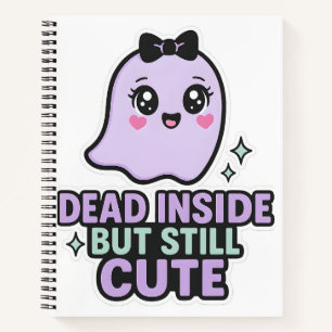 Totes Inneres, aber immer noch Niedlicher Ghost Ka Notizbuch