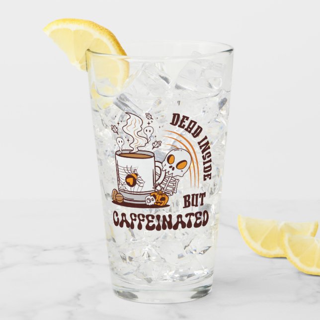 Totes Inneres, aber koffeiniert Glas (Vorderseite Ice)