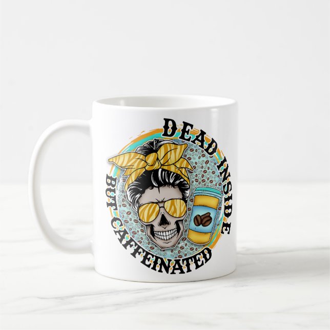Totes Inneres, aber koffeiniert Kaffeetasse (Links)