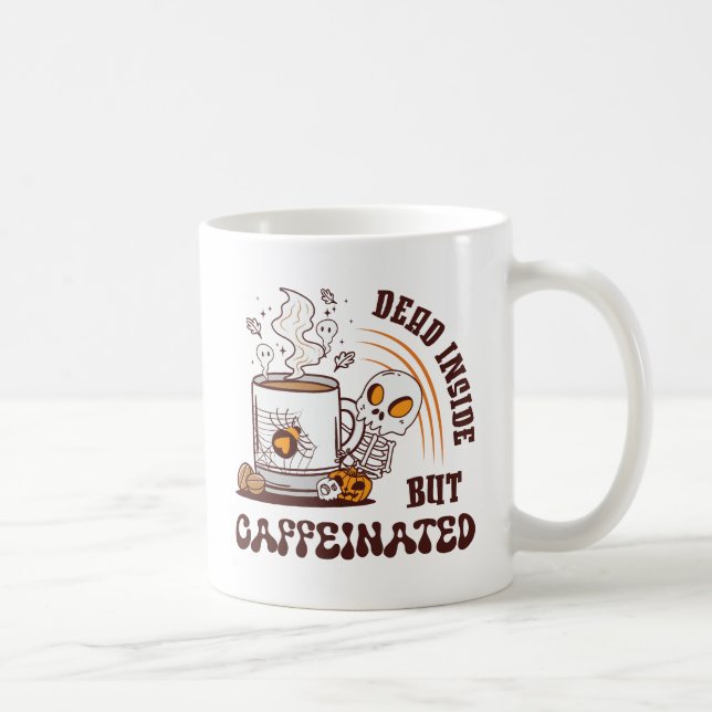Totes Inneres, aber koffeiniert Kaffeetasse (Rechts)