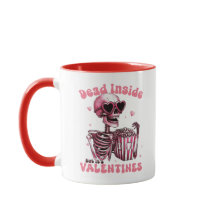 Totes Inside, aber es ist Valentine lustige Mug