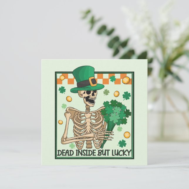 Totes Inside aber Lucky St Patricks (Stehend Vorderseite)