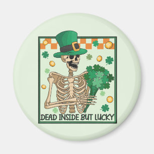 Totes Inside aber Lucky St Patricks Magnet