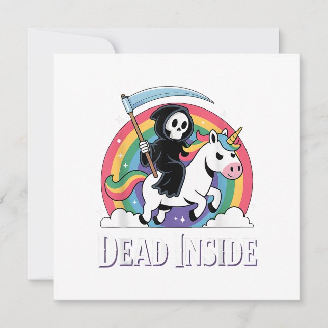 Totes Inside Einladung (Vorderseite)