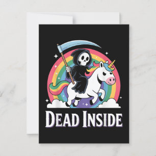 Totes Inside Postkarte