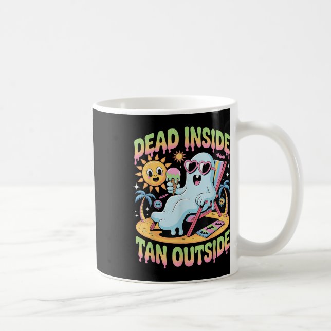 Totes Inside Tan Außerhalb des sonnigen Geistes Su Kaffeetasse (Rechts)