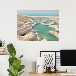 Totes Meer in Israel Poster