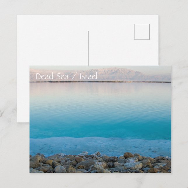 Totes Meer Israel Postkarte (Vorne/Hinten)