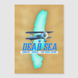 Totes-Meer-Reiseposter Magnetkarte