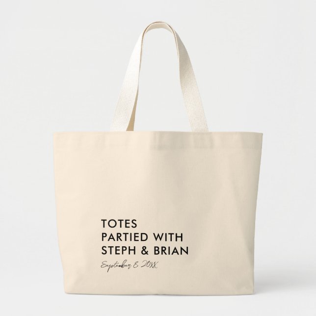 Totes Partitionnées avec un couple, sac de bienven (Devant)