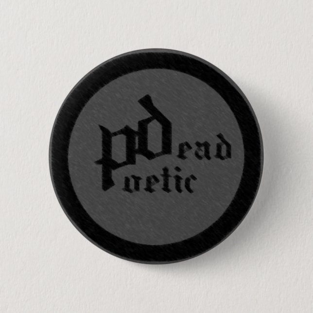 totes poetisches (Band) Button (Vorderseite)