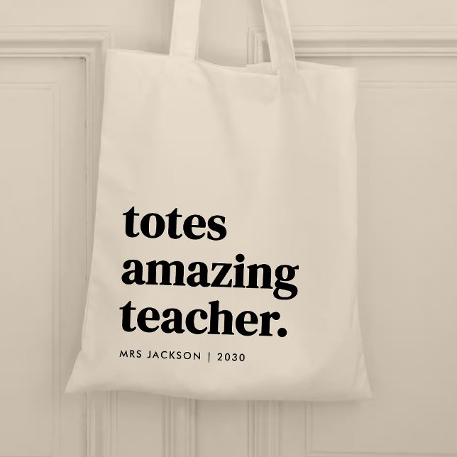 Totes Sac fourre-tout enseignant Extraordinaire (Créateur téléchargé)
