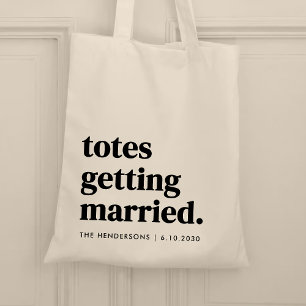 Totes Se marier Mariée Mariée Sac fourre-tout