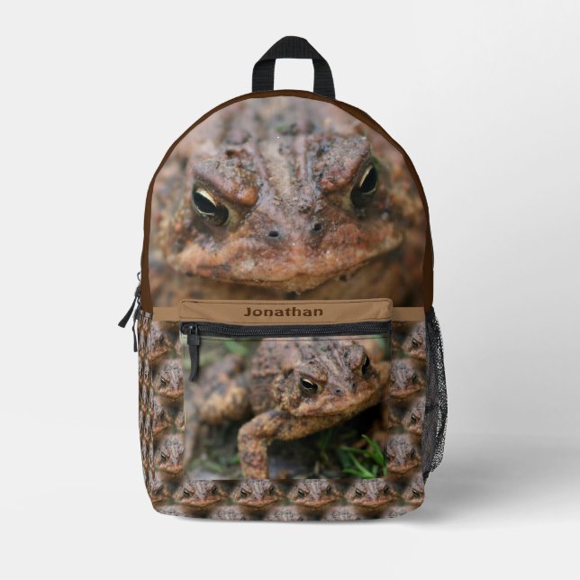 Totgesicht Tier Personalisiert Bedruckter Rucksack (Vorderseite)