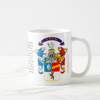 Toth, der Ursprung, die Bedeutung und das Wappen Kaffeetasse