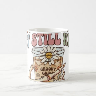 Totmüde, aber immer noch hier Retro-Skelett-Kaffee Kaffeetasse