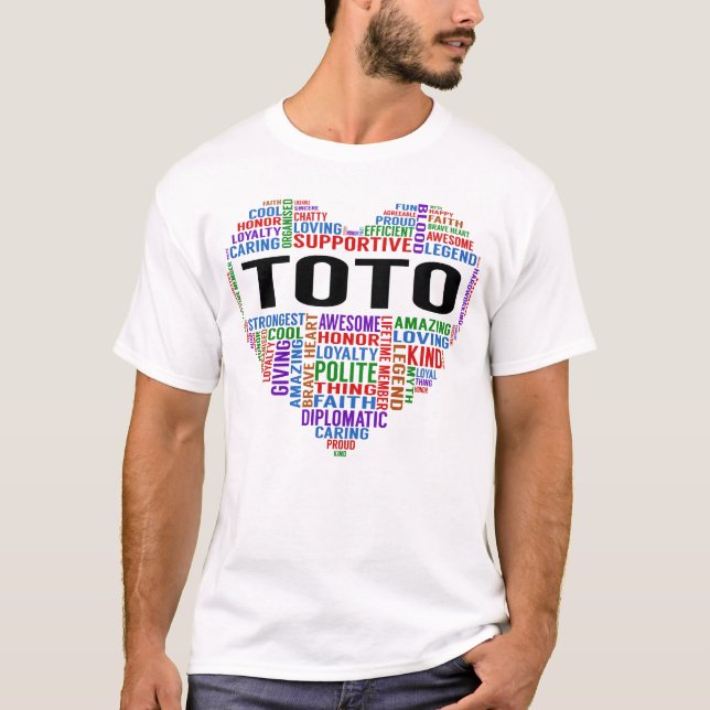 TOTO Legend Heart T-Shirt (Vorderseite)