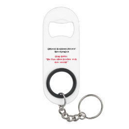 Toto Mini Flaschenöffner mit Schlüsselanhänger