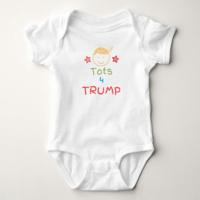Tots für Trump Baby Strampler (Vorderseite)