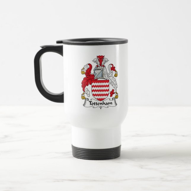 Tottenham-Familienwappen Reisebecher (Links)