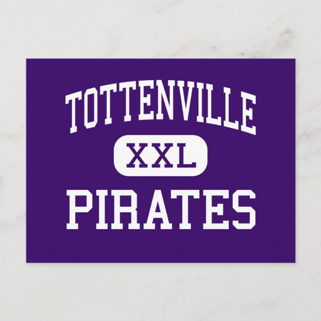 Tottenville - Pirates - Hoch - Insel Staten Postkarte (Vorderseite)