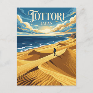 Tottori-Sanddünen Japan Postkarte