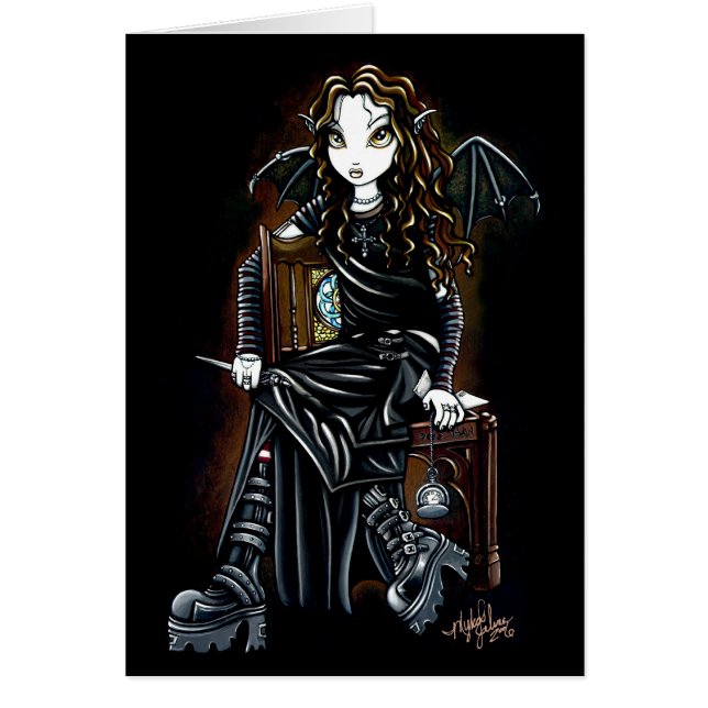 Tötungs-Zeit-gotische Feen-Karte (Vorne)