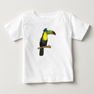 Toucan als Polizeibeamte Baby T-shirt