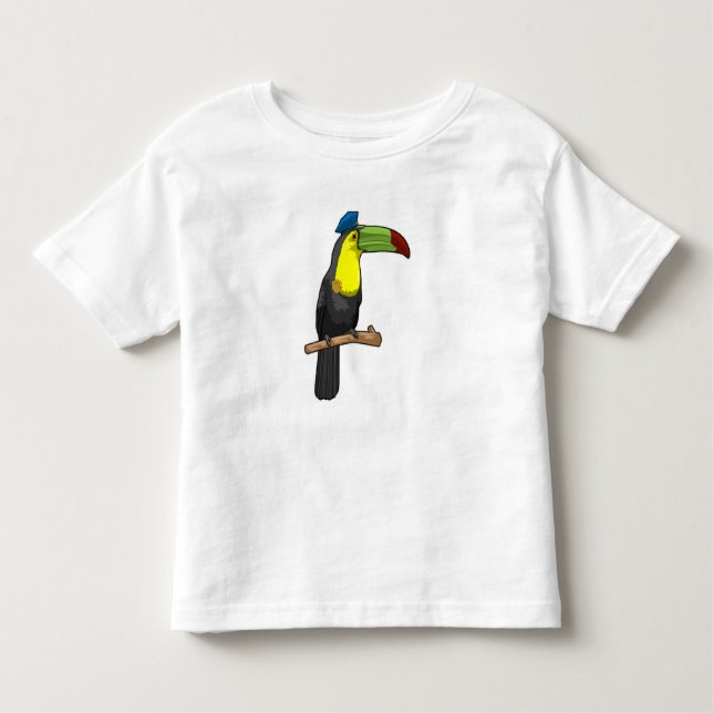 Toucan als Polizeibeamte Kleinkind T-shirt (Vorderseite)