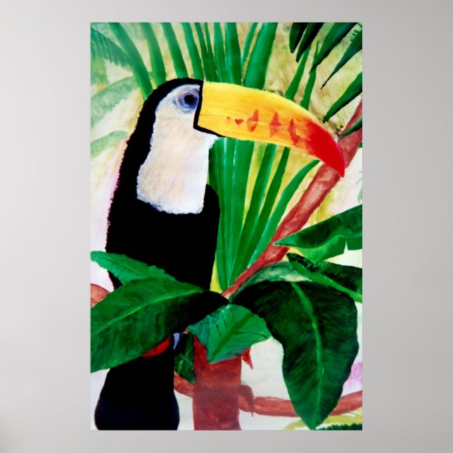 Toucan Amazon Jungle Exotic Wildlife Bird Poster (Vorne)
