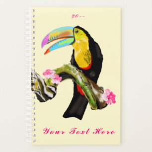 Toucan - Anpassbar + Ihren Text / Namen hinzufüge Planer
