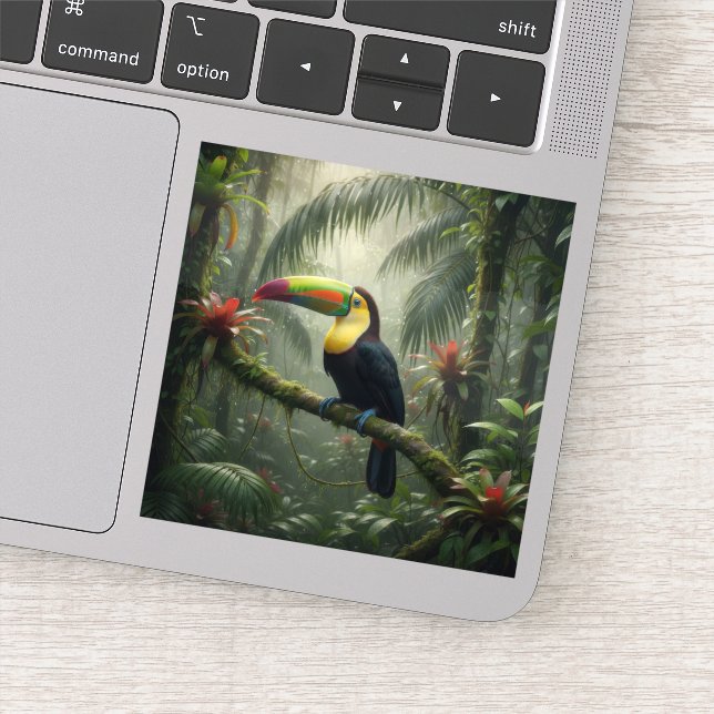 Toucan Bird Aufkleber (Detail)