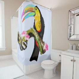 Toucan Bird Duschvorhang - Benutzerdefinierte Farb
