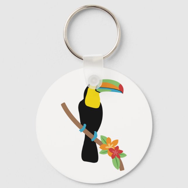 Toucan Bird Schlüsselanhänger (Vorderseite)