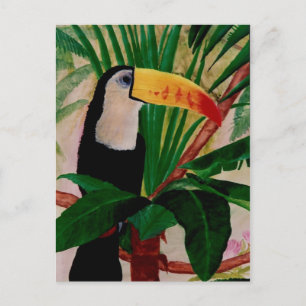 Toucan Bird Wildlife Art Amérique du Sud Carte pos