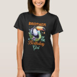 Toucan Birthday Brother Tropical Birds Lover Famil T-Shirt<br><div class="desc">Toucan Birthday Brother Tropical Birds Lover Familie Matching</div>