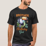 Toucan Birthday Brother Tropical Birds Lover Famil T-Shirt<br><div class="desc">Toucan Birthday Brother Tropical Birds Lover Familie Matching</div>