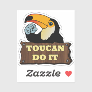 Toucan Do it Aufkleber