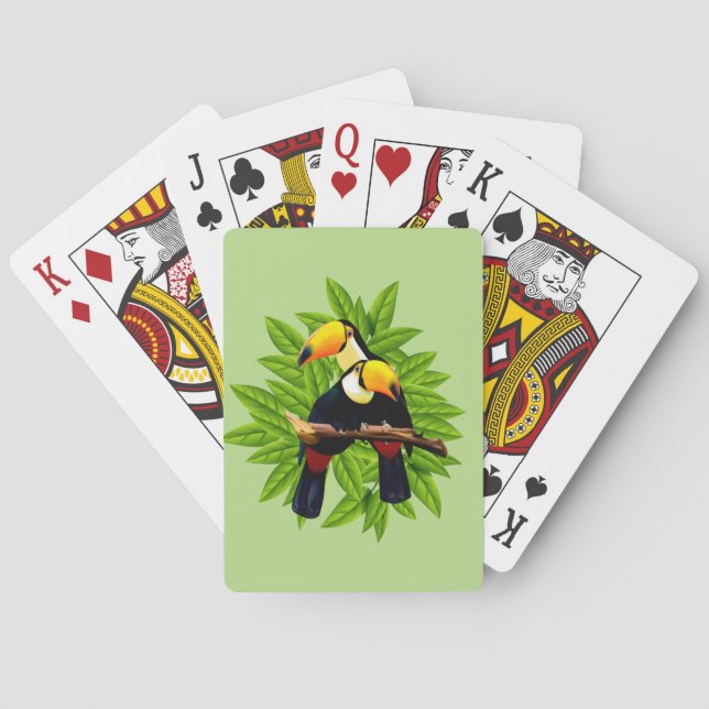 Toucan Duo Green Spielkarten (Rückseite)