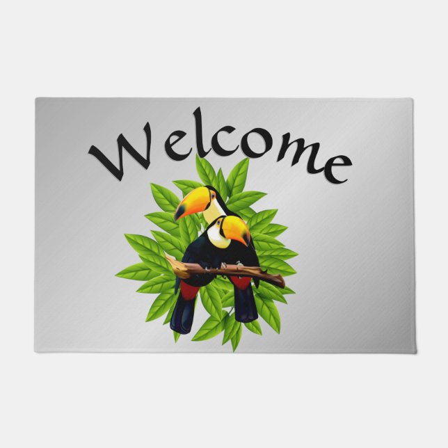 Toucan Duo Silver Fußmatte (Vorderseite)