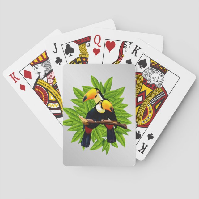 Toucan Duo Silver Spielkarten (Rückseite)