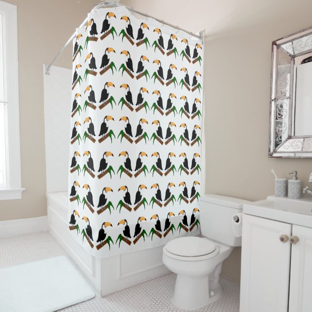 Toucan Duschvorhang (Beispiel)