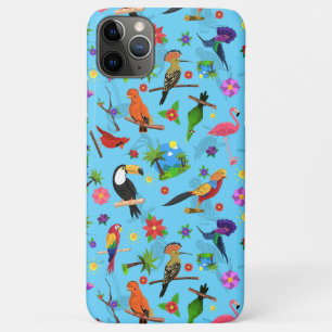 Toucan Flamingo und Arara nahtlose Vogelmuster Case-Mate iPhone Hülle